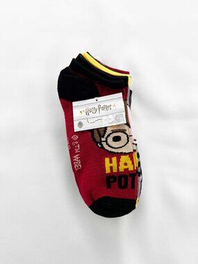Harry Potter Chibi No-Show Socks 6 pairs NWT